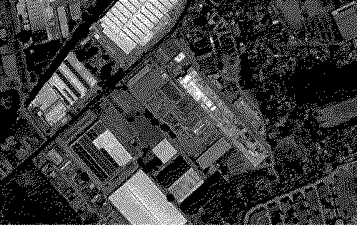 aerial view of a data center